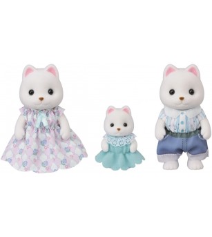 Figurine Sylvanian Families 5876 - Familia de căței Pomeranian - Figurine