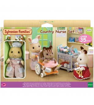 Sylvanian Families 5094 - Set de accesorii și figurină iepuraș asistenta - Figurine