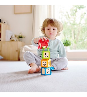 Jucarie blocuri educative multisenzoriale - Jucării de lemn si Montessori