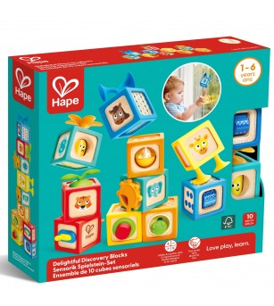 Jucarie blocuri de descoperire interactive - Jucării de lemn si Montessori