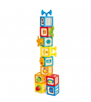 Jucarie blocuri de descoperire interactive - Jucării de lemn si Montessori