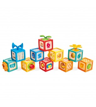 Jucarie blocuri de descoperire interactive - Jucării de lemn si Montessori