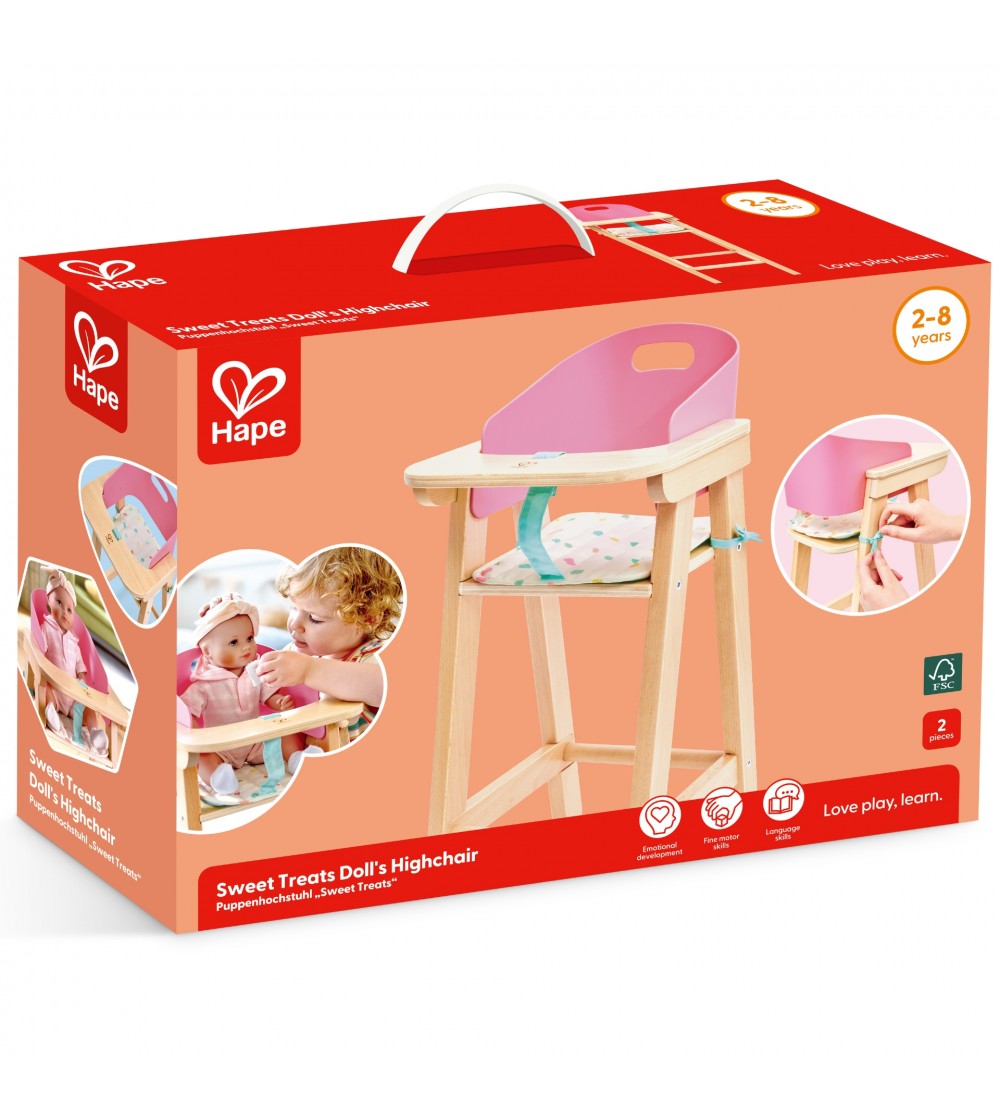 Jucarie – Scaun de masa pentru papusi Sweet Treats - Căsuțe de păpuși și accesorii