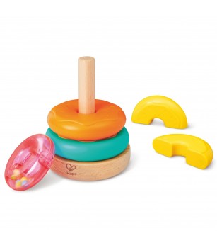 Jucarie – Donuturi de stivuit - Jucării de lemn si Montessori