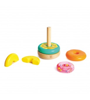 Jucarie – Donuturi de stivuit - Jucării de lemn si Montessori