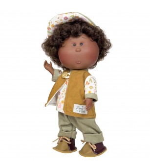 Papusa Nines D'Onil, Colectia Little Mio, Afro, 23 cm - Papusi