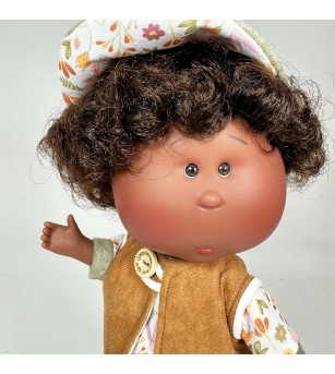 Papusa Nines D'Onil, Colectia Little Mio, Afro, 23 cm - Papusi
