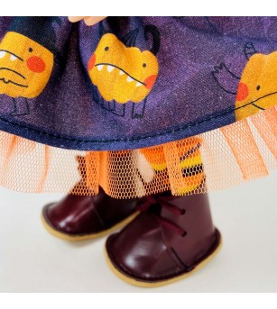 Papusa Nines D'Onil, Mia Halloween, cu miros de vanilie, 30 cm (2024) - Papusi