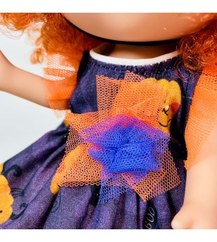 Papusa Nines D'Onil, Mia Halloween, cu miros de vanilie, 30 cm (2024) - Papusi