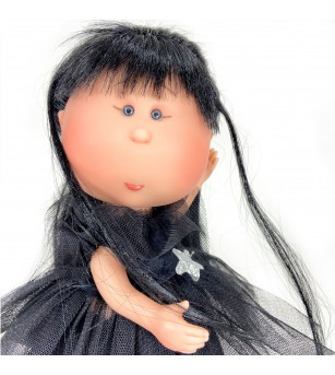 Papusa Nines D'Onil, Mia Black Wednesday, cu miros de vanilie, 30 cm (2024) - Papusi