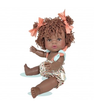 Papusa Nines D'Onil, Joy, Kenya girl, cu miros de vanilie, 37 cm - Papusi