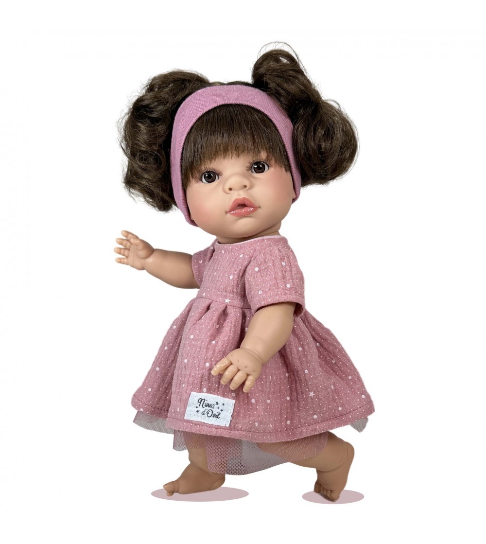 Papusa Nines D'Onil, Joy, Roma girl, cu miros de vanilie, 37 cm - Papusi