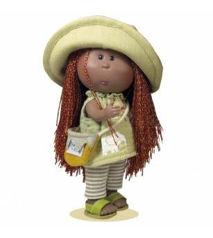 Papusa Nines D'Onil, Colectia Little Mia, Mia Explorer, cu miros de vanilie, 23 cm - Papusi