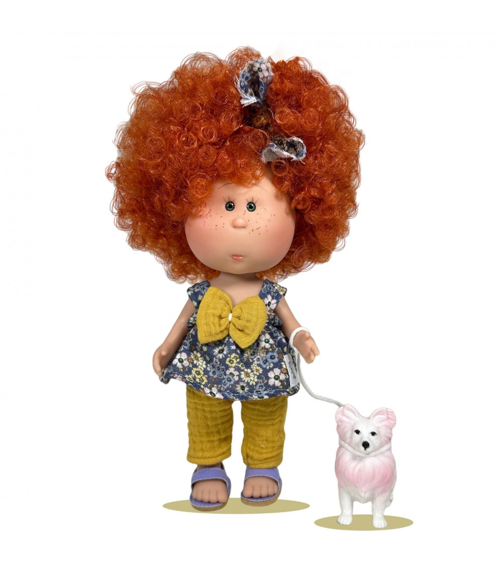 Papusa Nines D'Onil, Colectia Little Mia, Mia Walker, cu miros de vanilie, 23 cm - Papusi