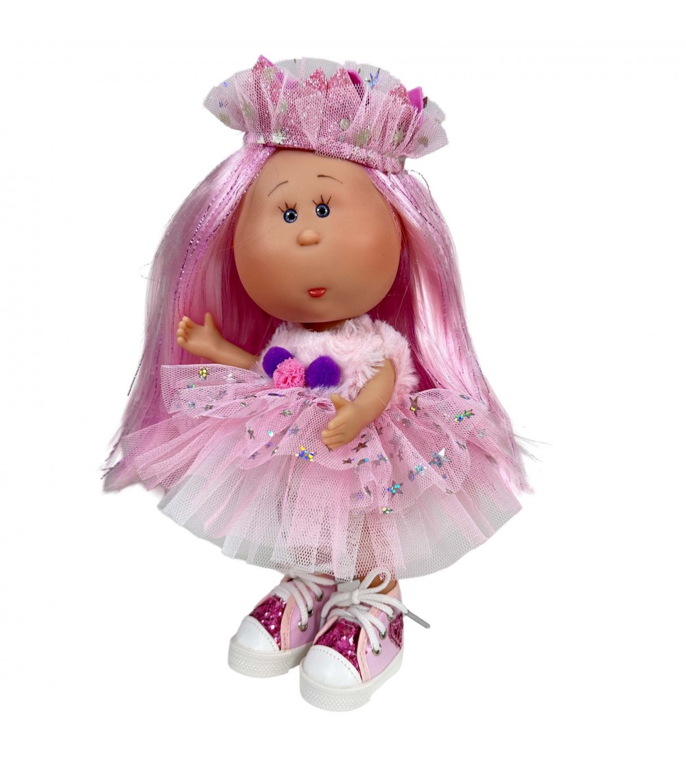 Papusa Nines D'Onil, Colectia Little Mia, Mia Queen, cu miros de vanilie, 23 cm - Papusi