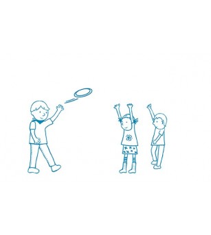 Disc frisbee Erou in zbor, Djeco - Jocuri de echipă