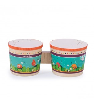 Instrument muzical Bongo Jungla, Moulin Roty - Tobe copii