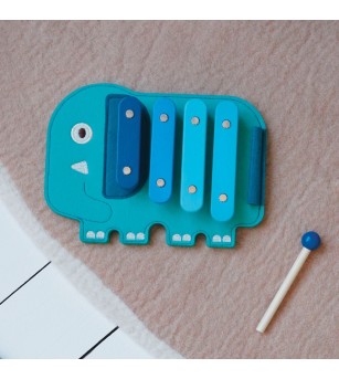 Instrument muzical Xilofon din lemn si fetru, Djeco - Xilofon copii