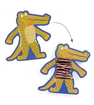 Joc creativ de tesut cu animale, Djeco - Seturi de cusut pentru copii