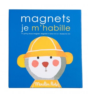 Joc magnetic anotimpuri Popipop, Moulin Roty - Jucării creativ-educative