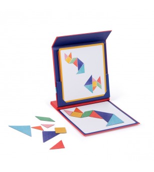 Joc magnetic educativ Tangram, Moulin Roty - Tangram