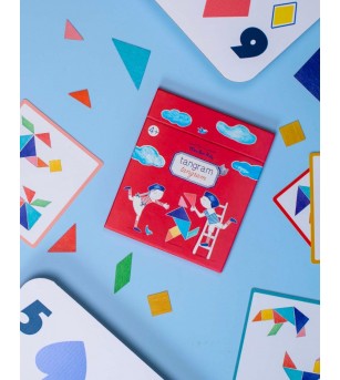 Joc magnetic educativ Tangram, Moulin Roty - Tangram