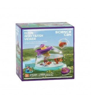 Kit STEM Microscop si acvariu portabil, TopBright - Jocuri STEM