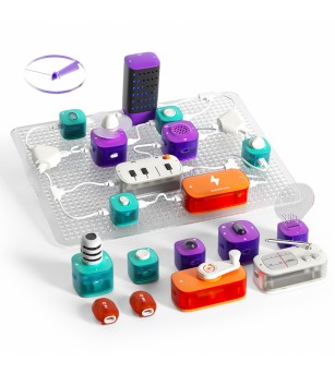 Mega set STEM Circuite electrice, TopBright - Jocuri STEM