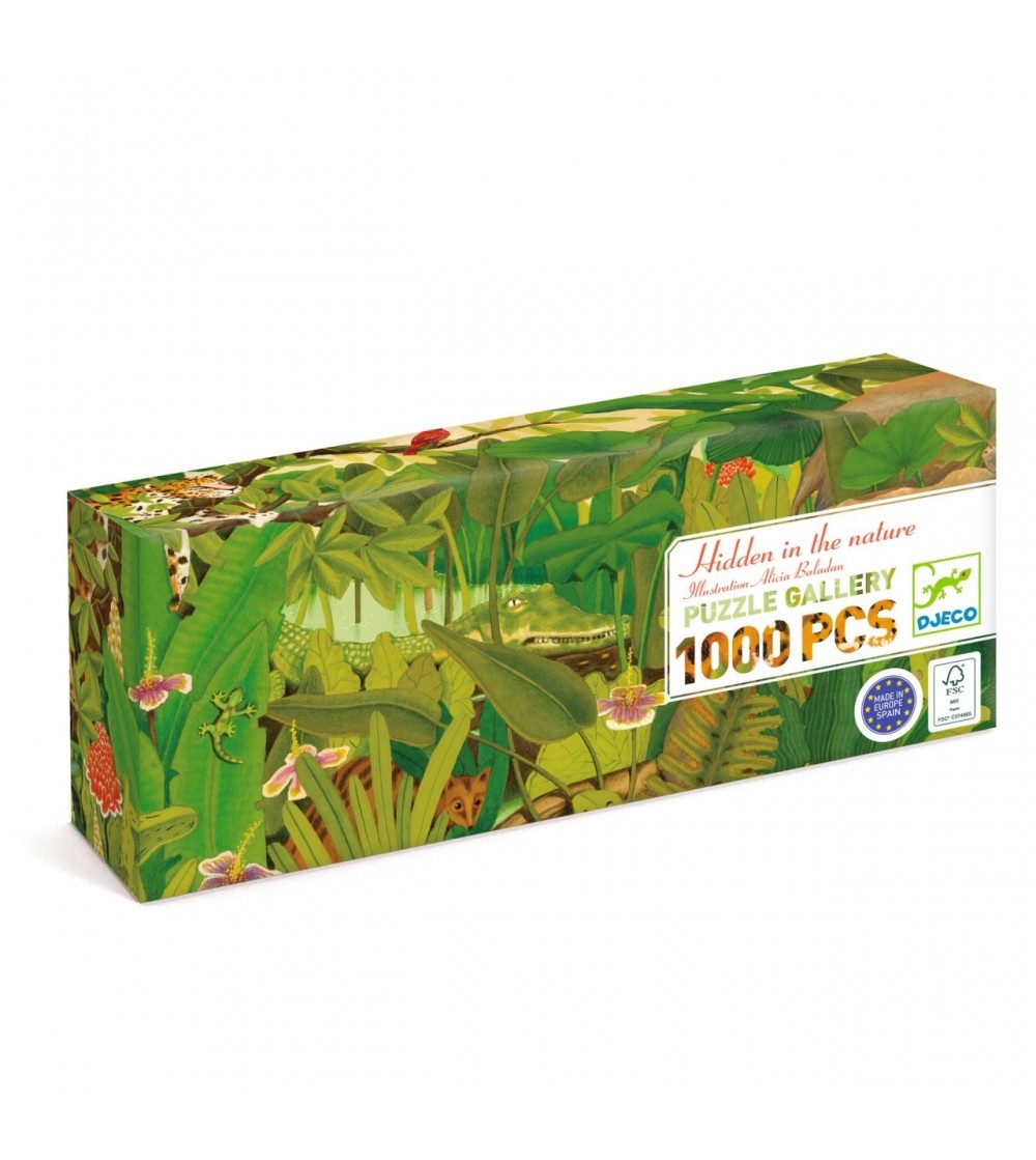 Puzzle galerie Ascuns in natura, Djeco - Puzzle copii