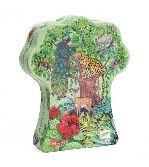 Puzzle Jungla Indiana, Djeco - Puzzle copii
