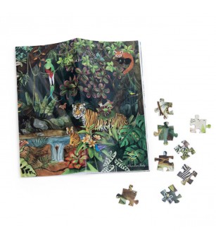 Puzzle panoramic Padurea tropicala, Moulin Roty - Puzzle copii