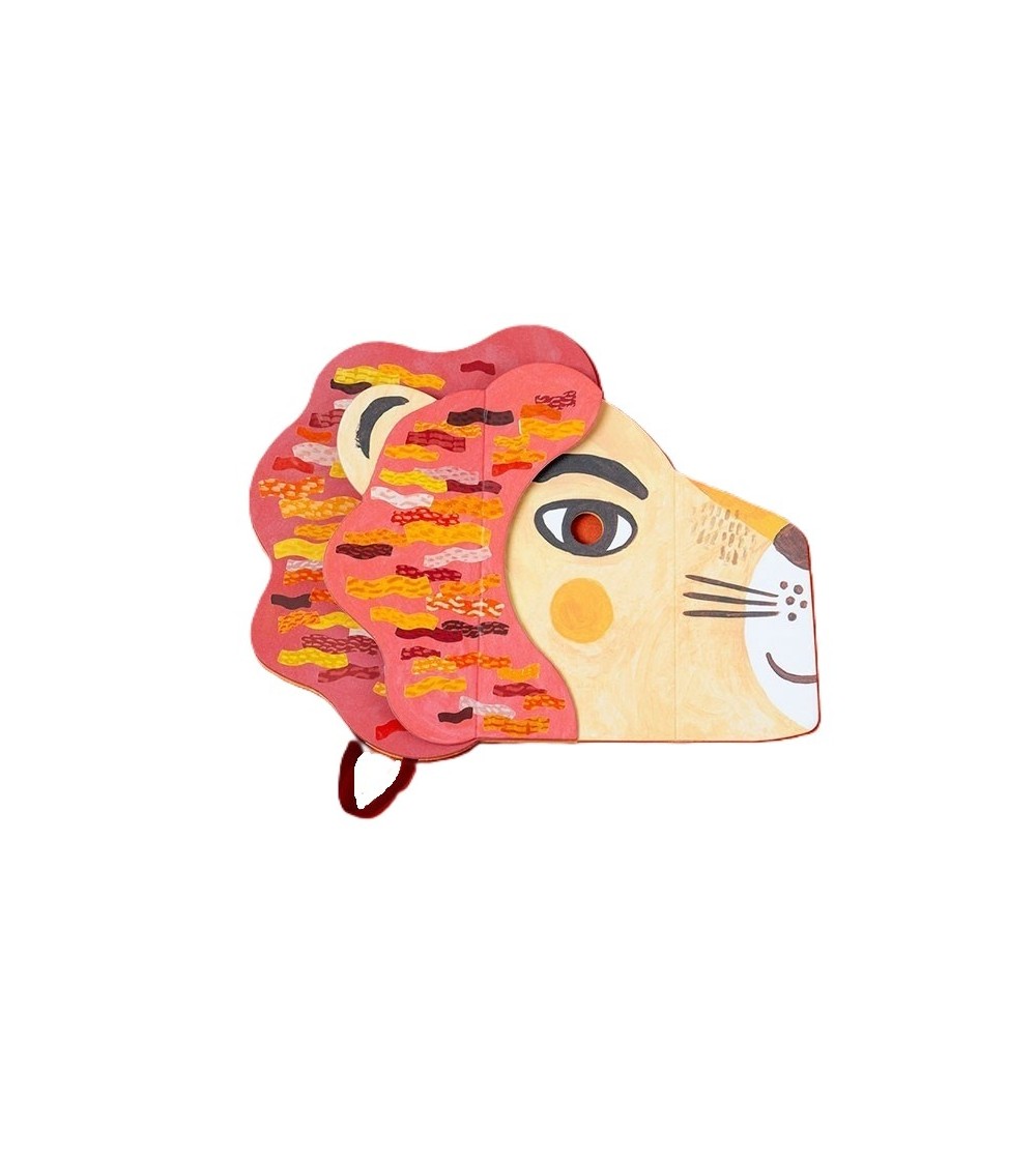 Set creativ DIY Masca pentru copii Leu, Londji - Seturi cu stickere și colaje