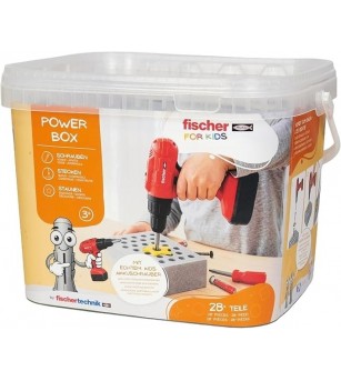Set de constructie si bricolaj Power-Box, Fischertechnik - Jocuri construcție