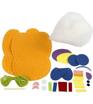 Set creativ - Kit animalut fetru DIY - pisica - Art and crafts