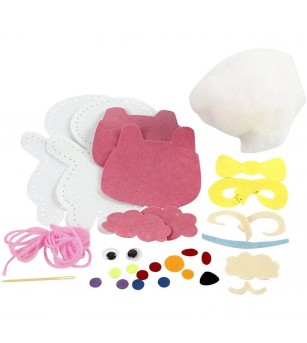 Set creativ - Kit animalut fetru DIY - oita - Art and crafts