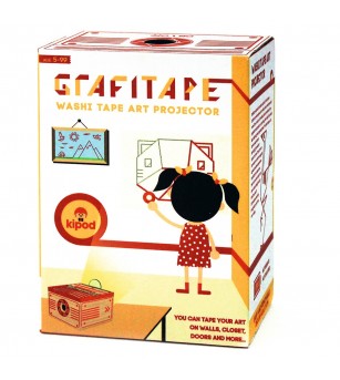 Joc proiector din lemn Grafitape, Kipod Toys - Seturi de pictura și desenat Joc proiector din lemn Grafitape, Kipod Toys - Seturi de pictura și desenat