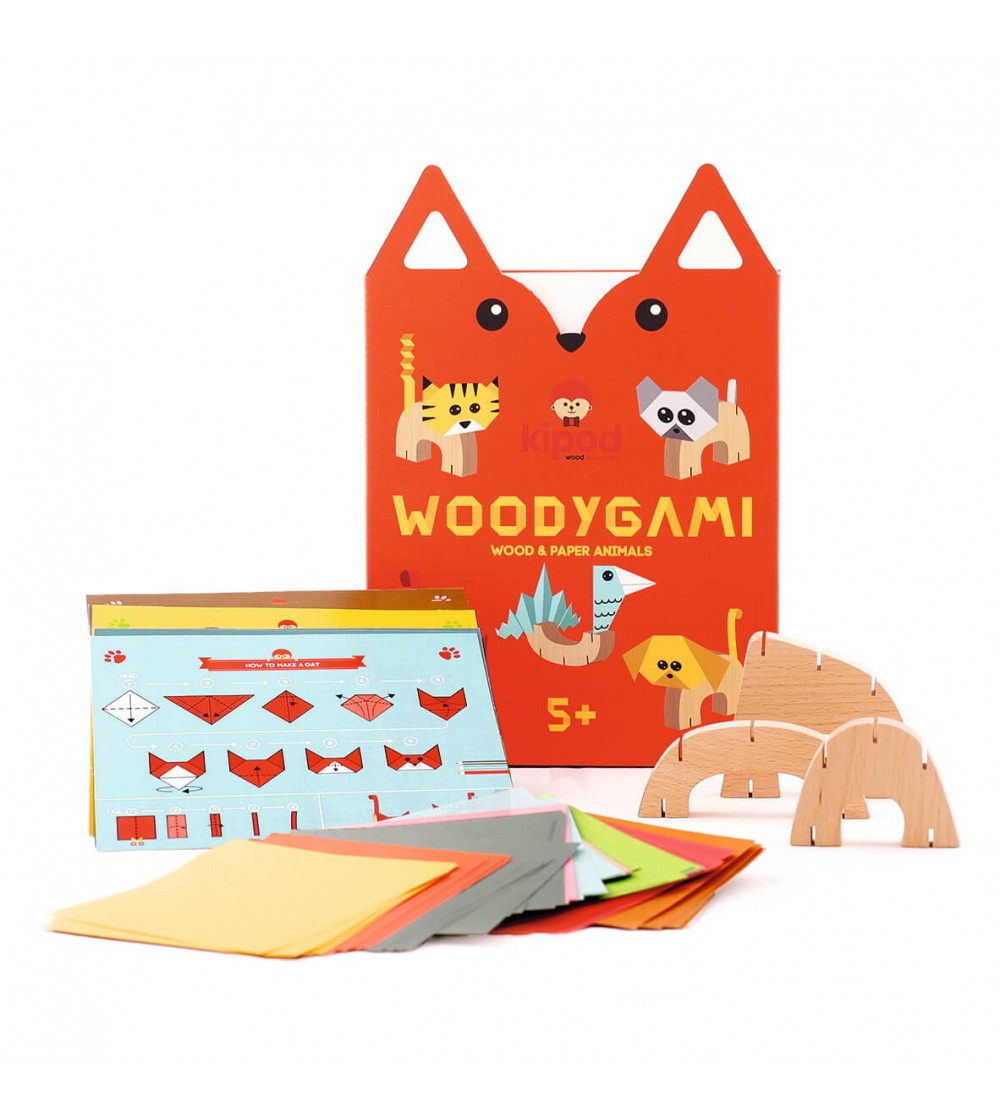 Joc din lemn WoodyGami, Kipod Toys - Jucării de lemn si Montessori