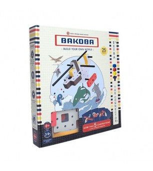 Set Bakoba Building Box 1 - 25 piese - Jocuri construcție