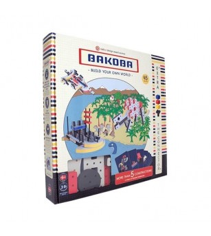 Set Bakoba Building Box 4 - 45 piese - Jocuri construcție