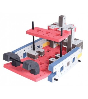 Set Bakoba Building Box 5 - 47 piese - Jocuri construcție