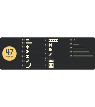Set Bakoba Building Box 5 - 47 piese - Jocuri construcție