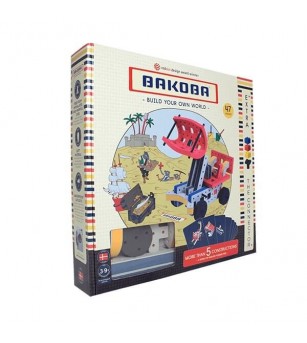Set Bakoba Building Box 5 - 47 piese - Jocuri construcție