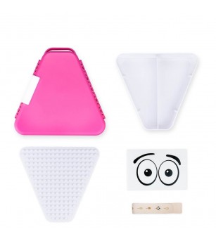Cutie de jucarii pentru calatorii Teebee - Roz - Organizare jucarii